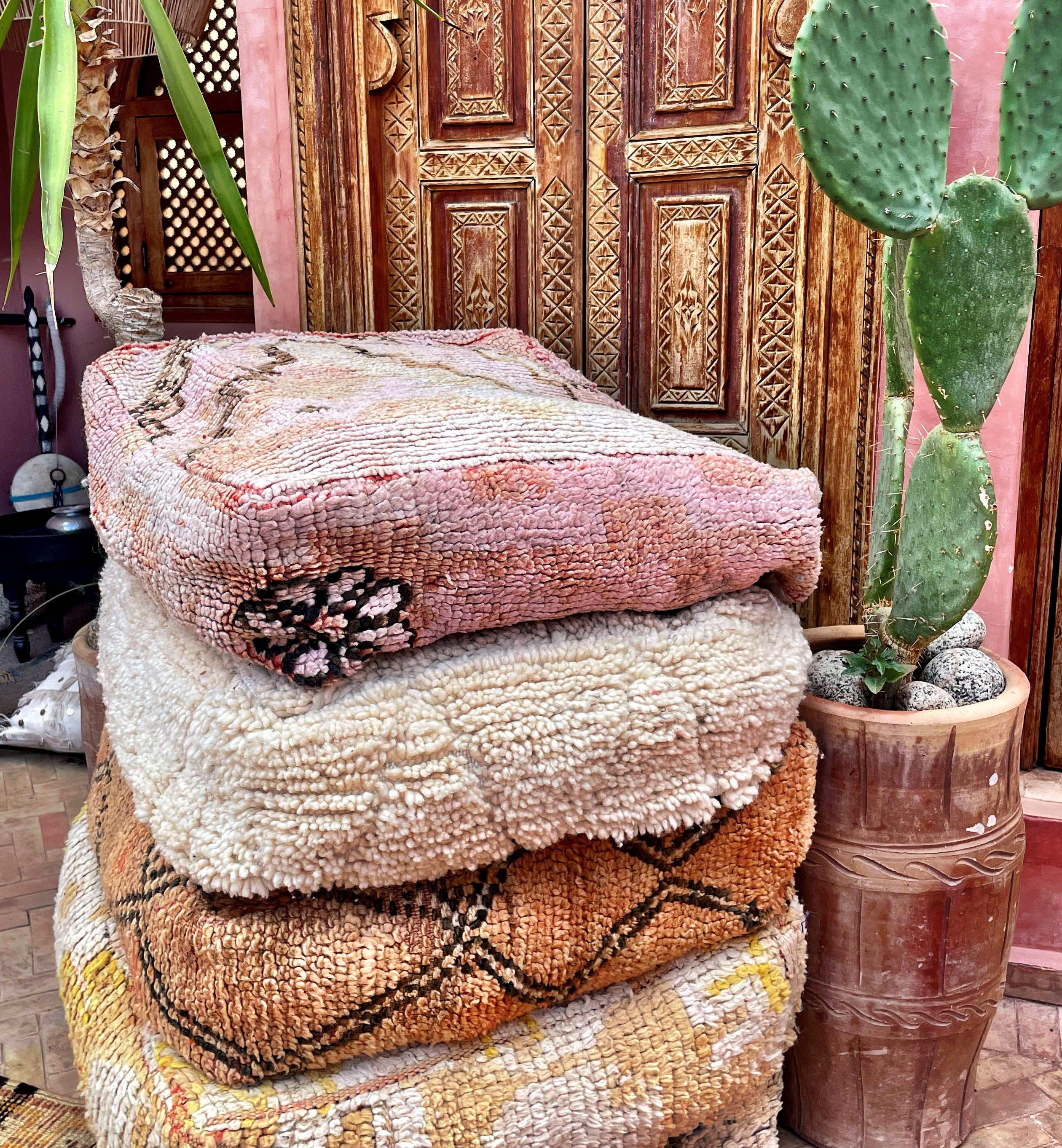 Moroccan style floor outlet cushions