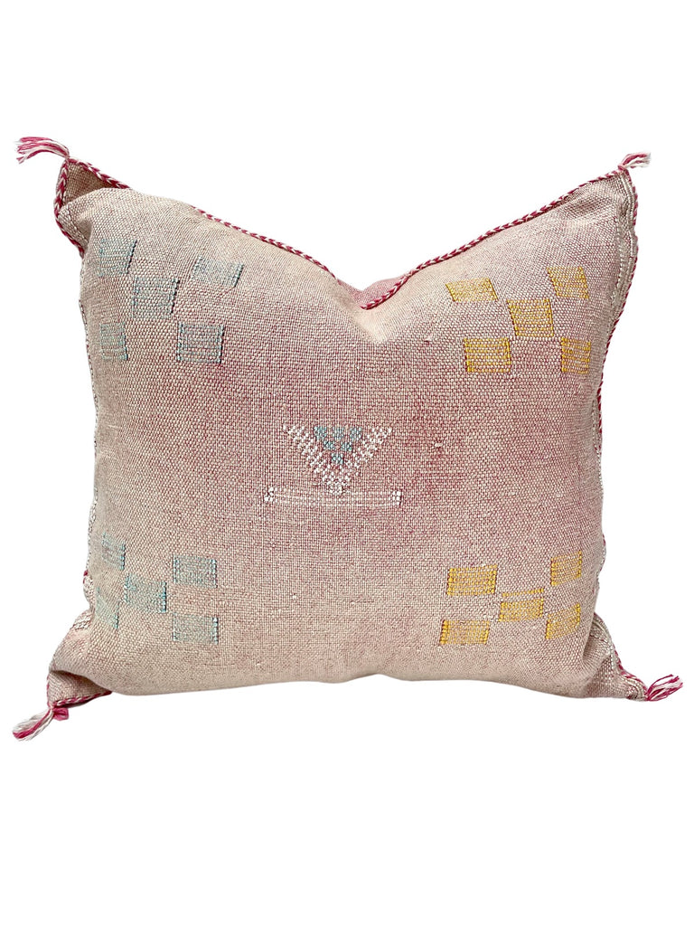 Enhance your living space with the Moroccan cactus silk cushion from Moroccan Tribe.
