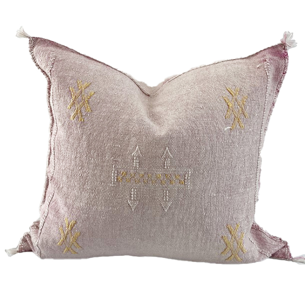 Cactus Silk cushion with Moroccan design.